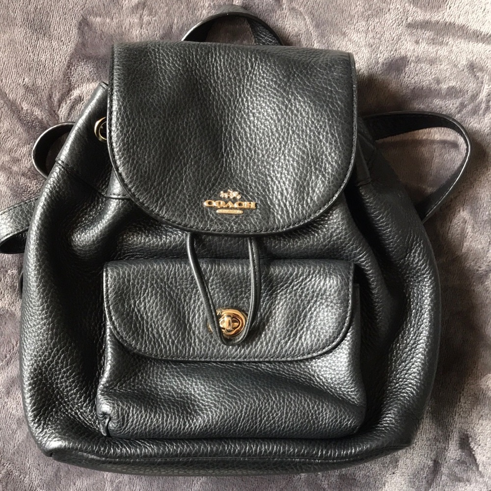 MINI COACH BACKPACK IN CROSSGRAIN LEATHER
